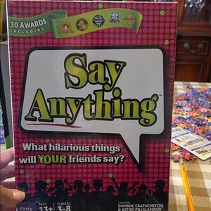 NWT Say Anything Board Game